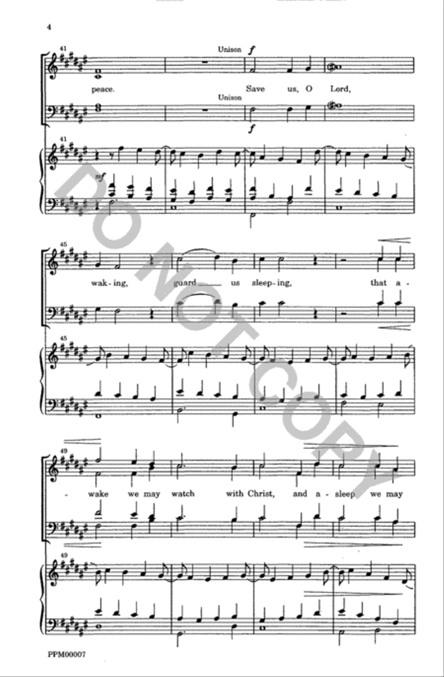 Save Us O Lord Save Us O Lord 4-Part scores gallery preview page 5