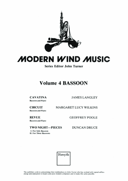 Modern Wind Music - Bassoon