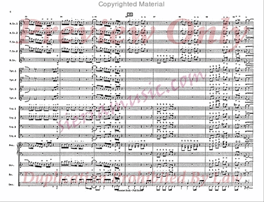 Rooster Parade Big Band scores gallery preview page 7