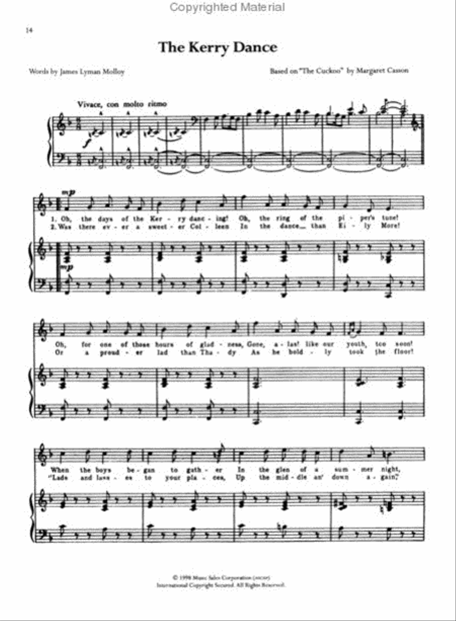 Over 200 Irish Songs and Dances Piano, Vocal, Guitar scores gallery preview page 4