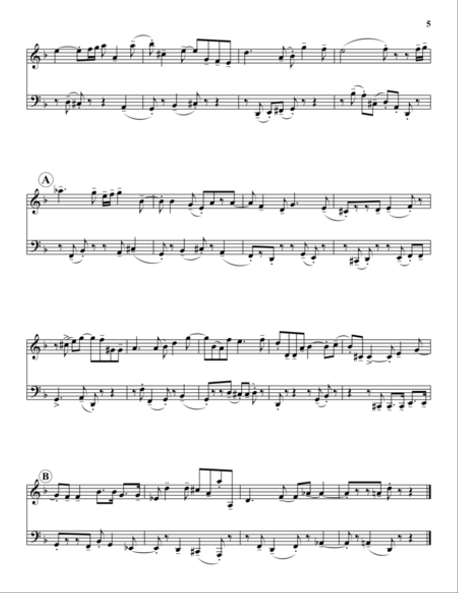 Concertante (Nine Short Mvts.) Tuba scores gallery preview page 6