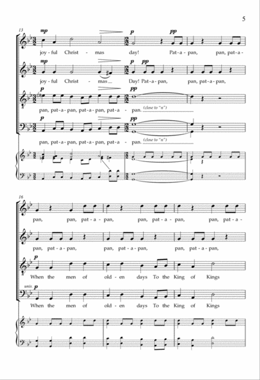 Pat-a-pan 4-Part scores gallery preview page 5