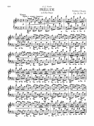 Prélude in E-flat Major, Op. 28, No. 19