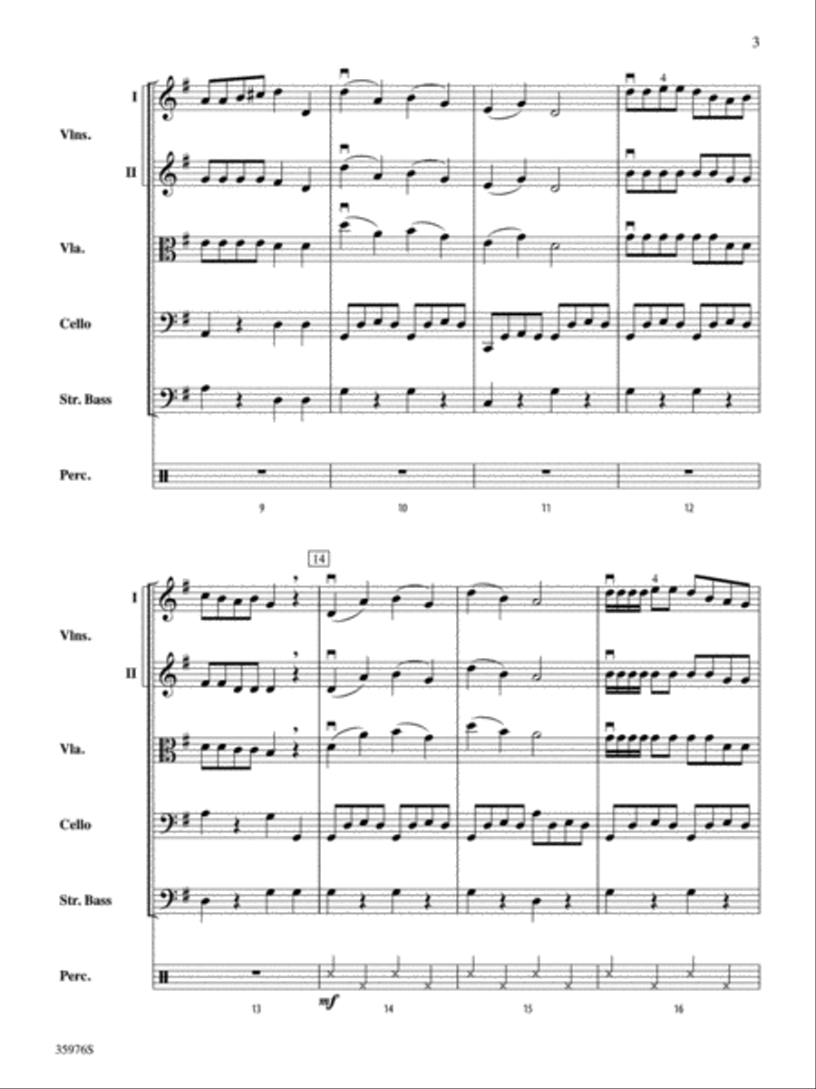 It's About Time! It's About Time! String Orchestra scores gallery preview page 3