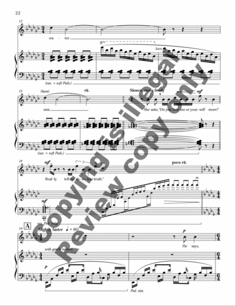 The Sun is Love High Voice scores gallery preview page 23