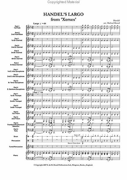 Handel's Largo [Band]
