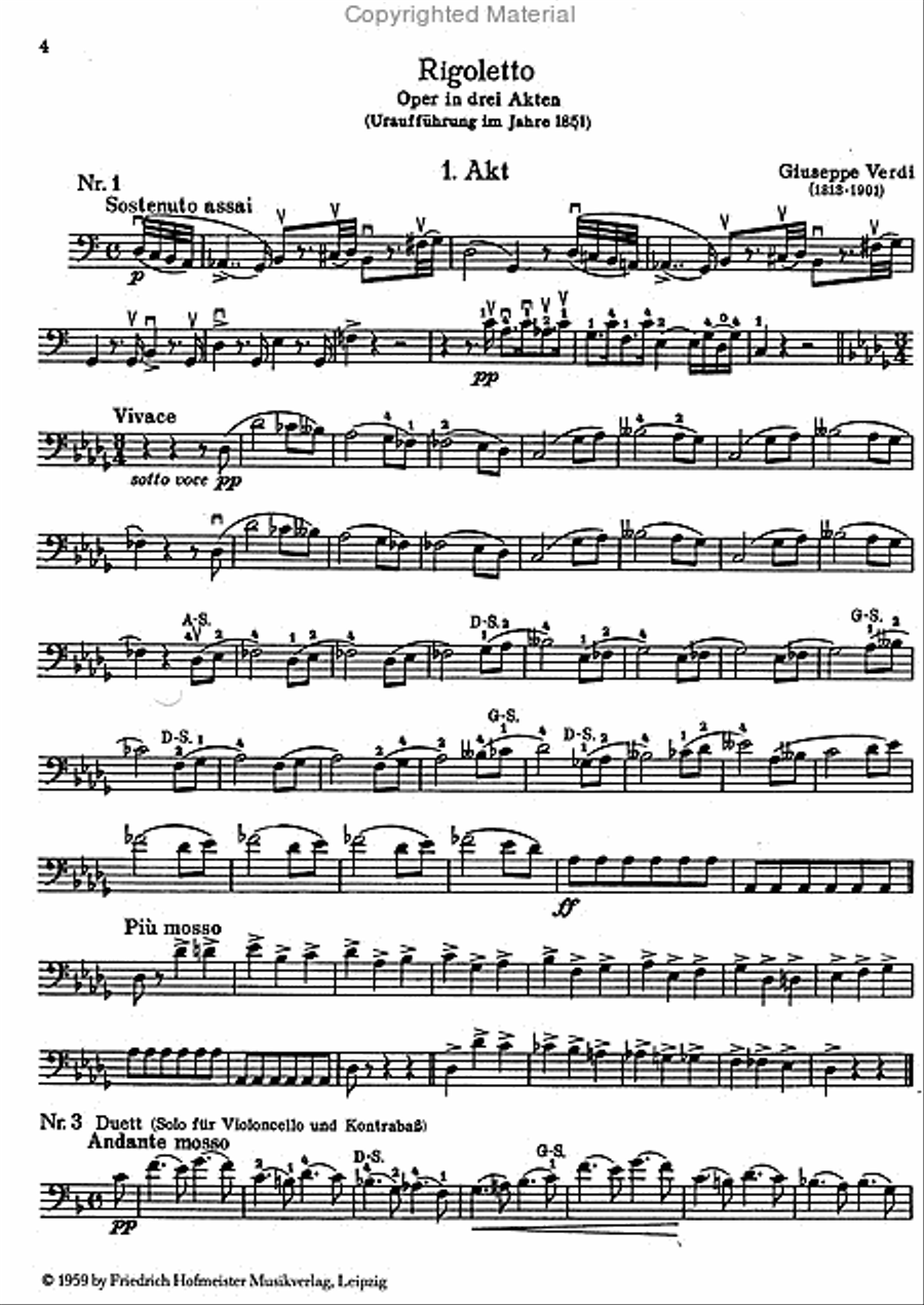 Orchesterstudien für Kontrabass Orchestra scores gallery preview page 2