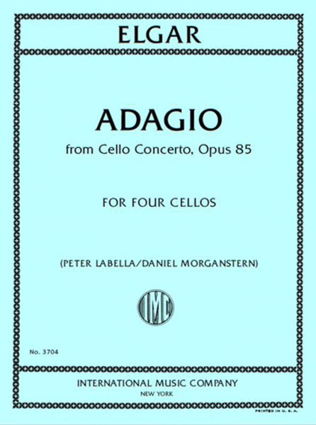 Adagio From Cello Concerto, Opus 85