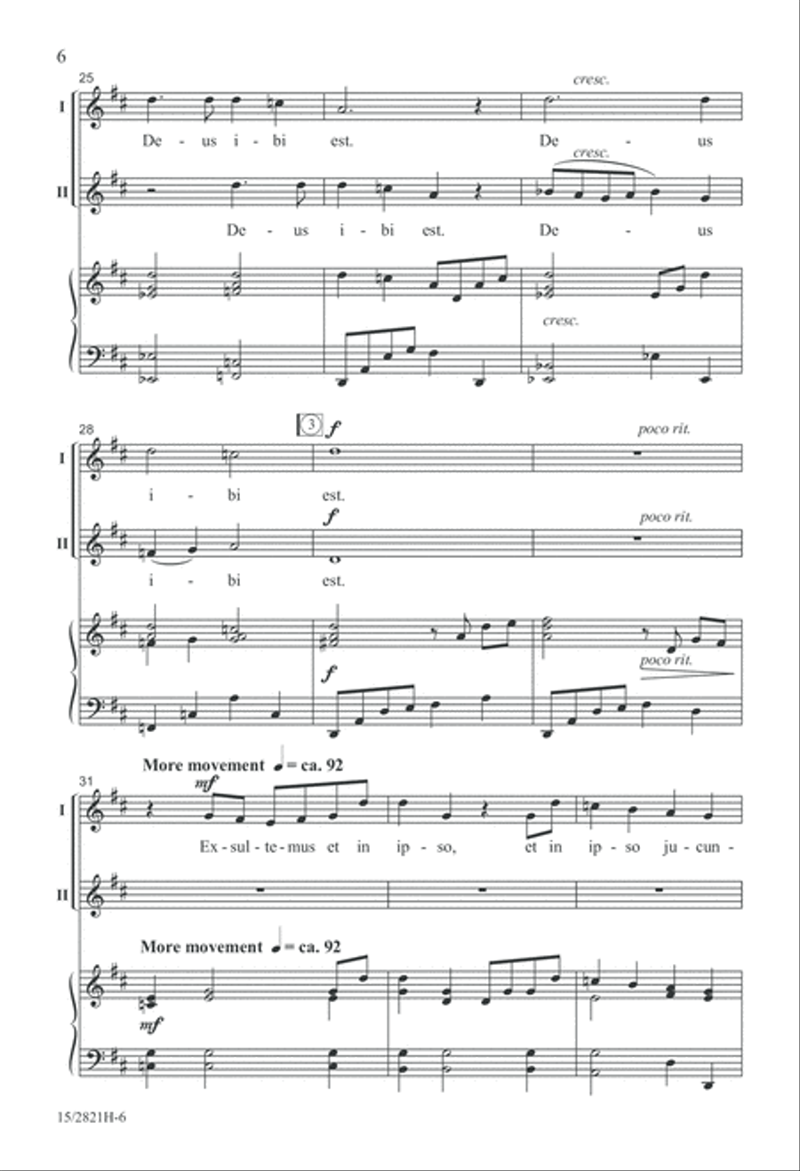 Ubi Caritas 2-Part scores gallery preview page 7