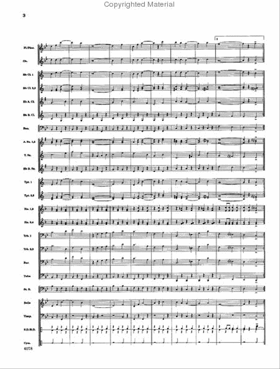 Valley Forge Concert Band scores gallery preview page 3