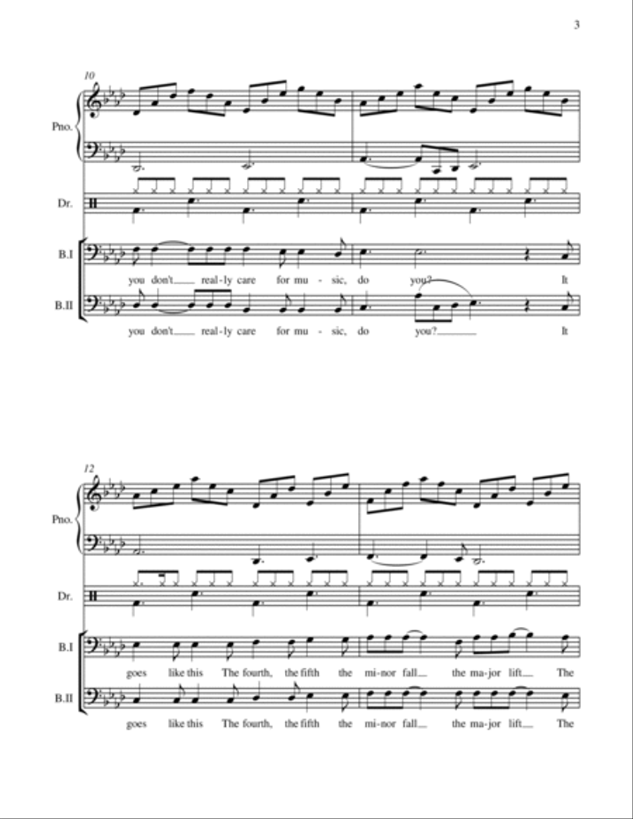 Hallelujah Bass Voice scores gallery preview page 6