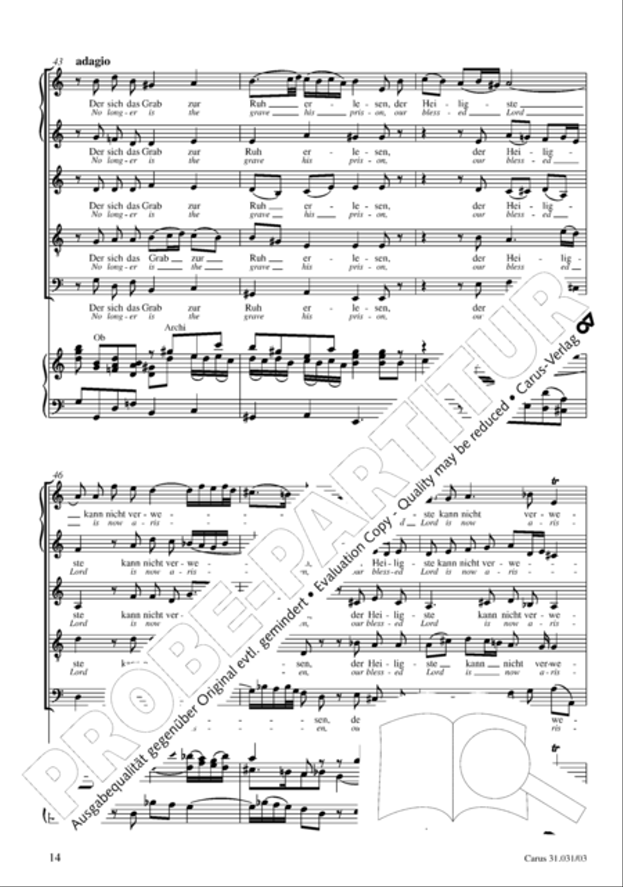 The heavens laugh, the earth exults in gladness (Der Himmel lacht! Die Erde jubilieret) STB scores gallery preview page 15