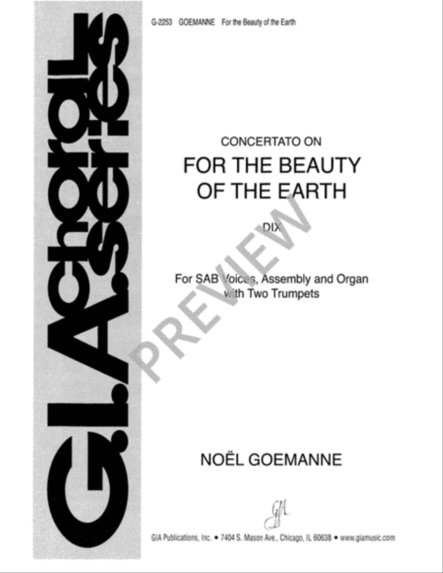 For the Beauty of the Earth 3-Part scores gallery preview page 2