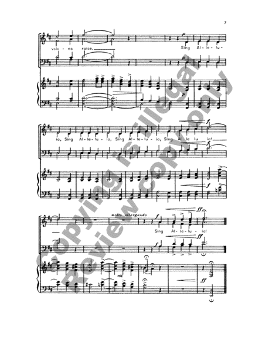 Now Let Us All Praise God and Sing 4-Part scores gallery preview page 11
