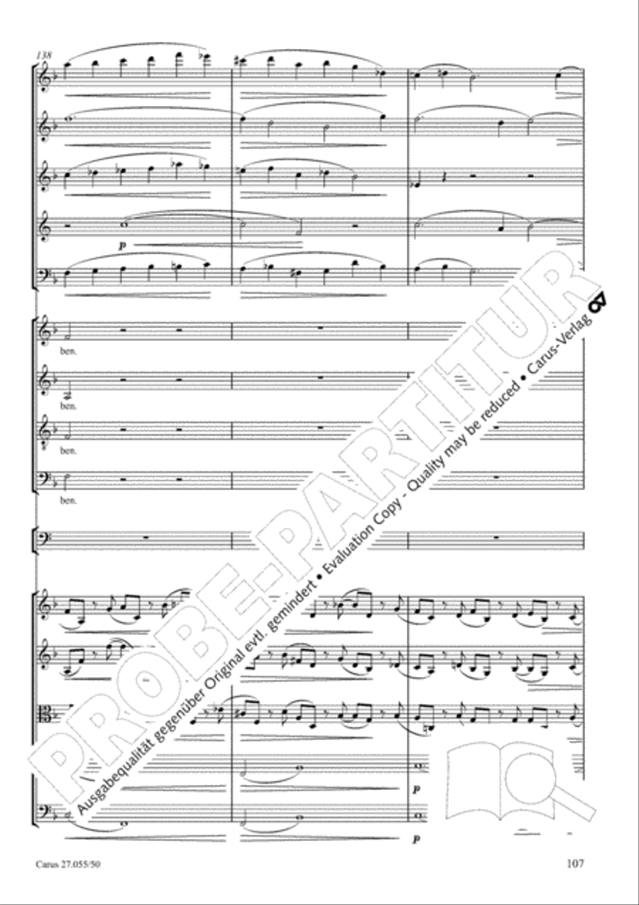 Ein Deutsches Requiem (German Requiem) 4-Part scores gallery preview page 114