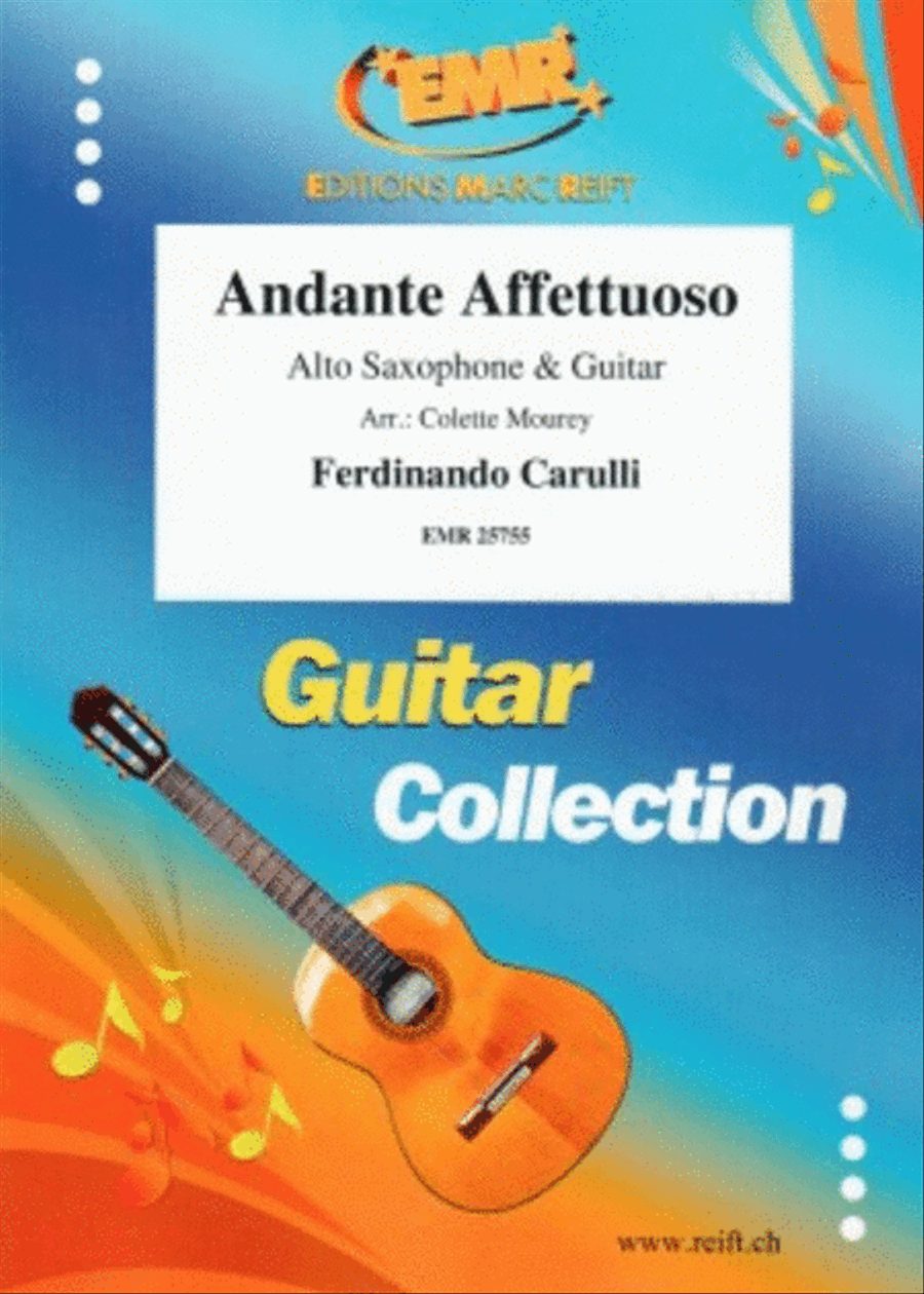 Andante Affettuoso Andante Affettuoso Alto Saxophone scores gallery preview page 1