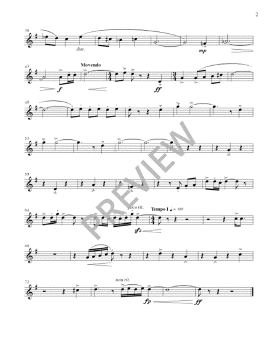 Gaudeamus! Trombone scores gallery preview page 22