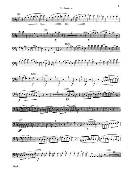 The Marriage of Figaro -- Overture: Bassoon