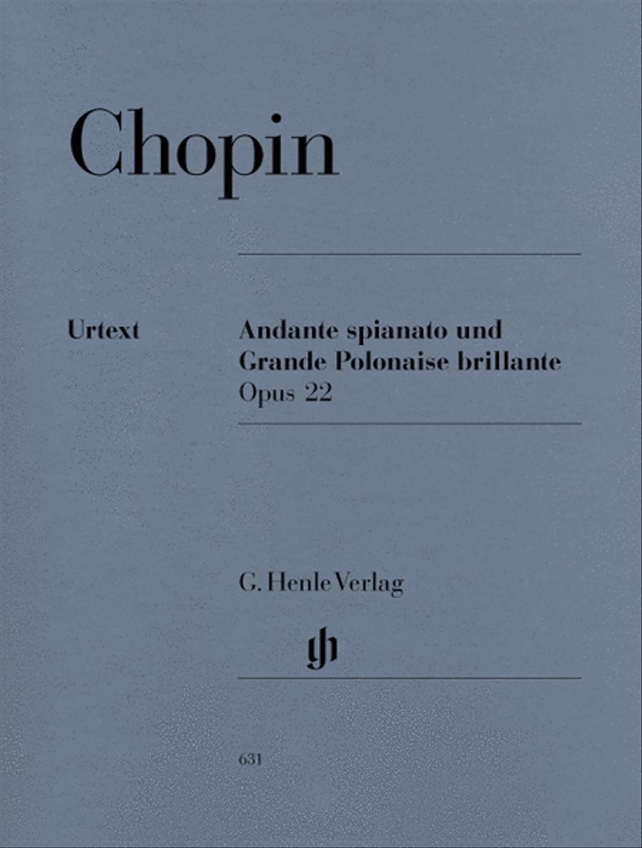 Andante Spianato and Grande Polonaise Brillante E Flat Major Op. 22 Piano Solo scores gallery preview page 1