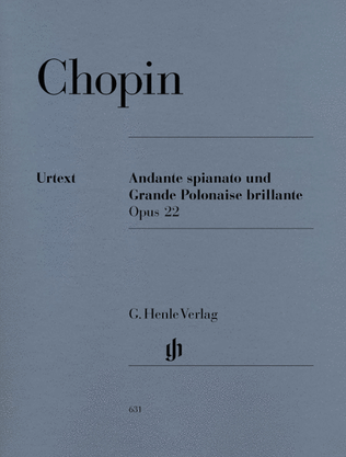 Book cover for Andante Spianato and Grande Polonaise Brillante E Flat Major Op. 22