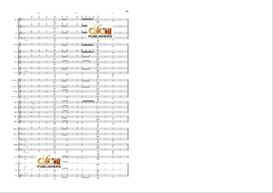 Danzon 2 Concert Band scores gallery preview page 15