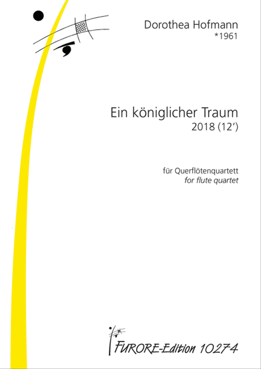 Ein koniglicher Traum (A royal dream) Flute Quartet scores gallery preview page 1