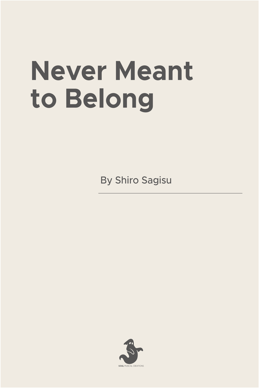 Never Meant To Belong Never Meant To Belong Piano Method scores gallery preview page 1