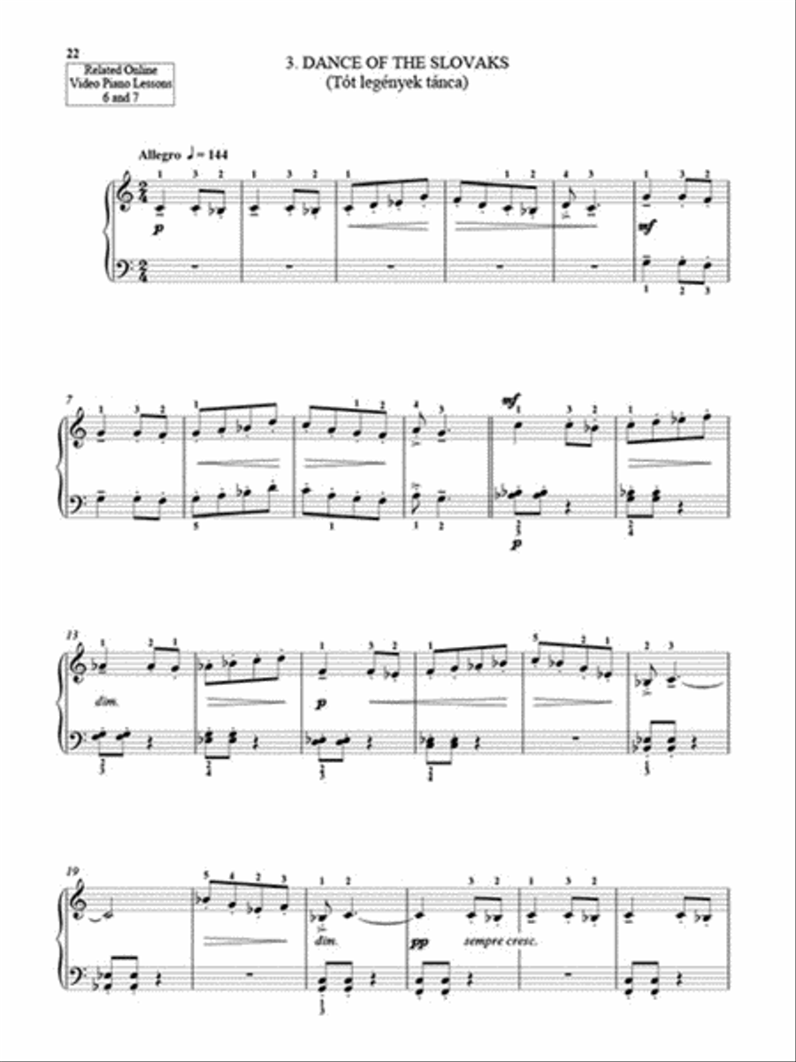 Ten Easy Pieces for Piano Piano Method scores gallery preview page 7