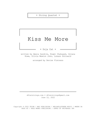 Book cover for Kiss Me More