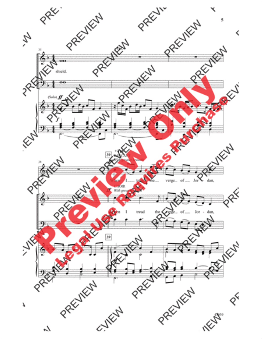 O, Thou Great Jehovah O, Thou Great Jehovah 4-Part scores gallery preview page 6