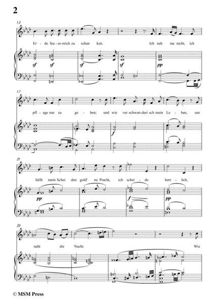 Schubert-Freiwilliges Versinken(Voluntary Oblivion),D.700,in f minor,for Voice&Piano image number null