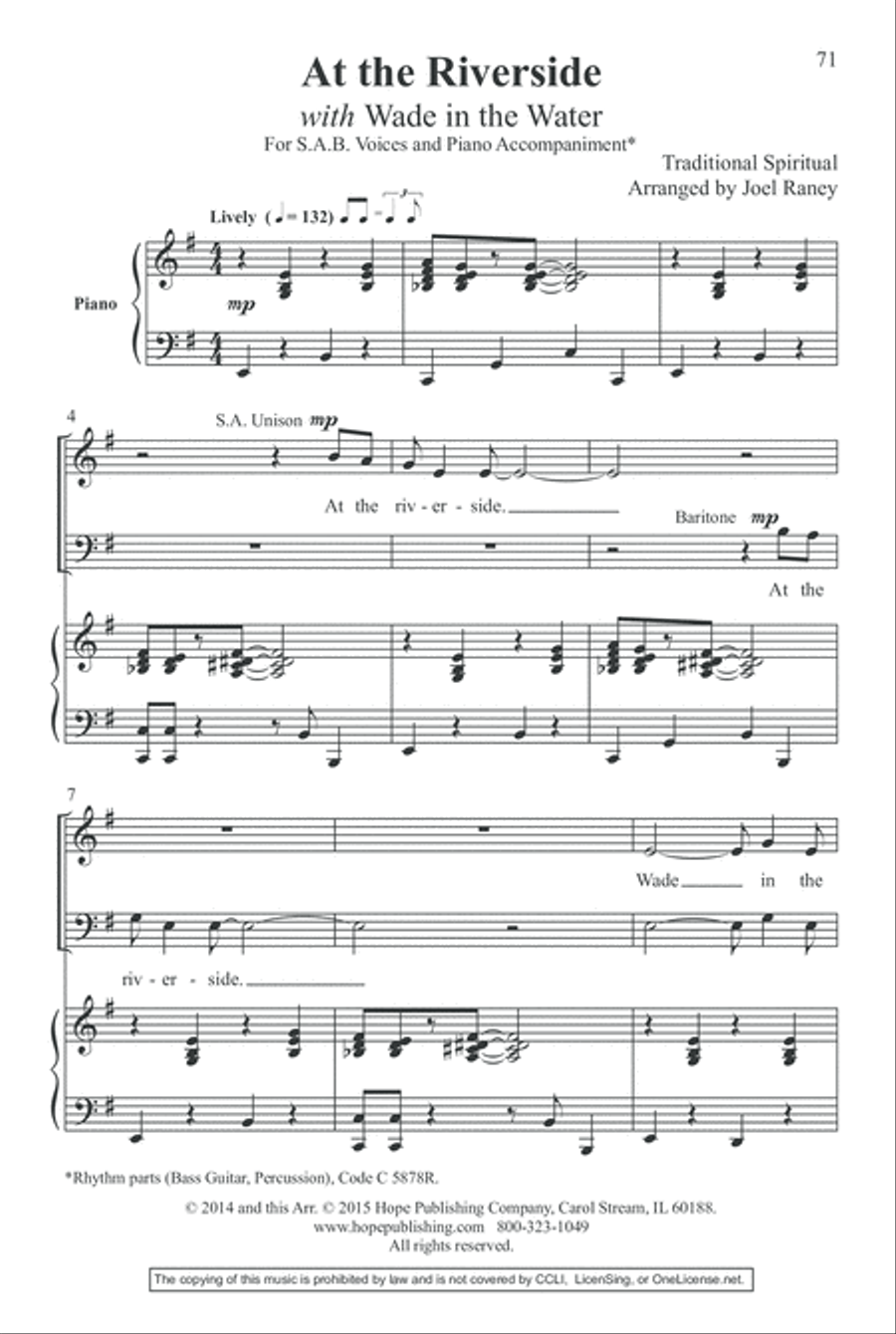 Easy Anthems, Vol. 5 3-Part scores gallery preview page 74