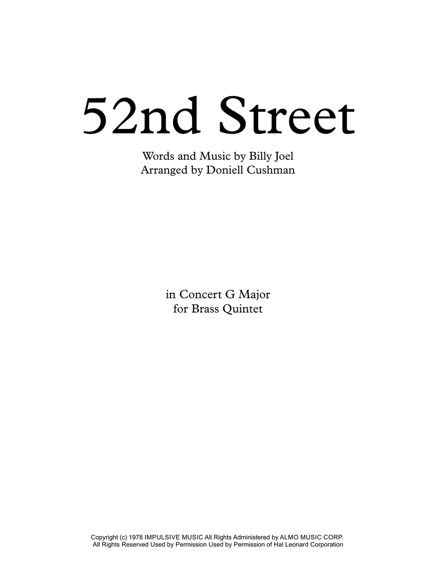 52nd Street School and Community scores gallery preview page 1