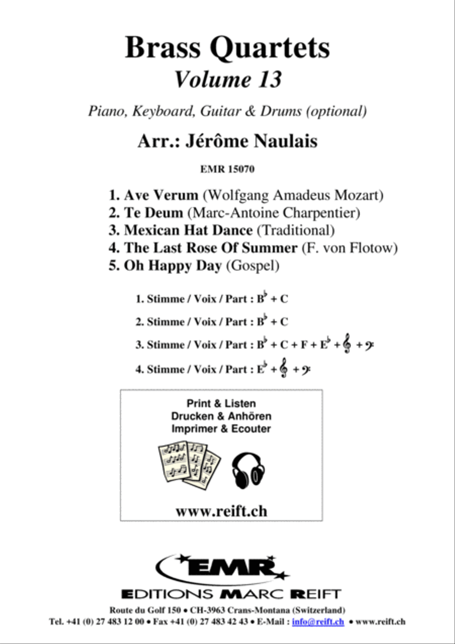 Brass Quartets Vol. 13 Brass Ensemble scores gallery preview page 2
