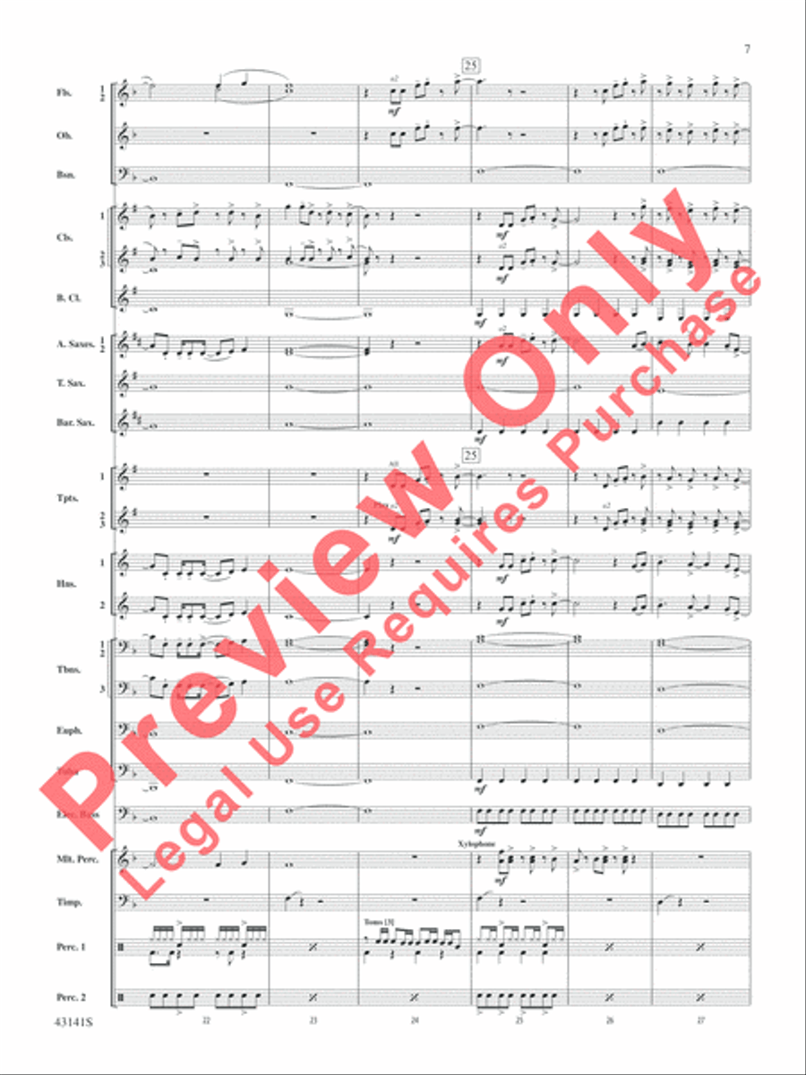 Bruno Mars Greatest Hits Concert Band scores gallery preview page 8