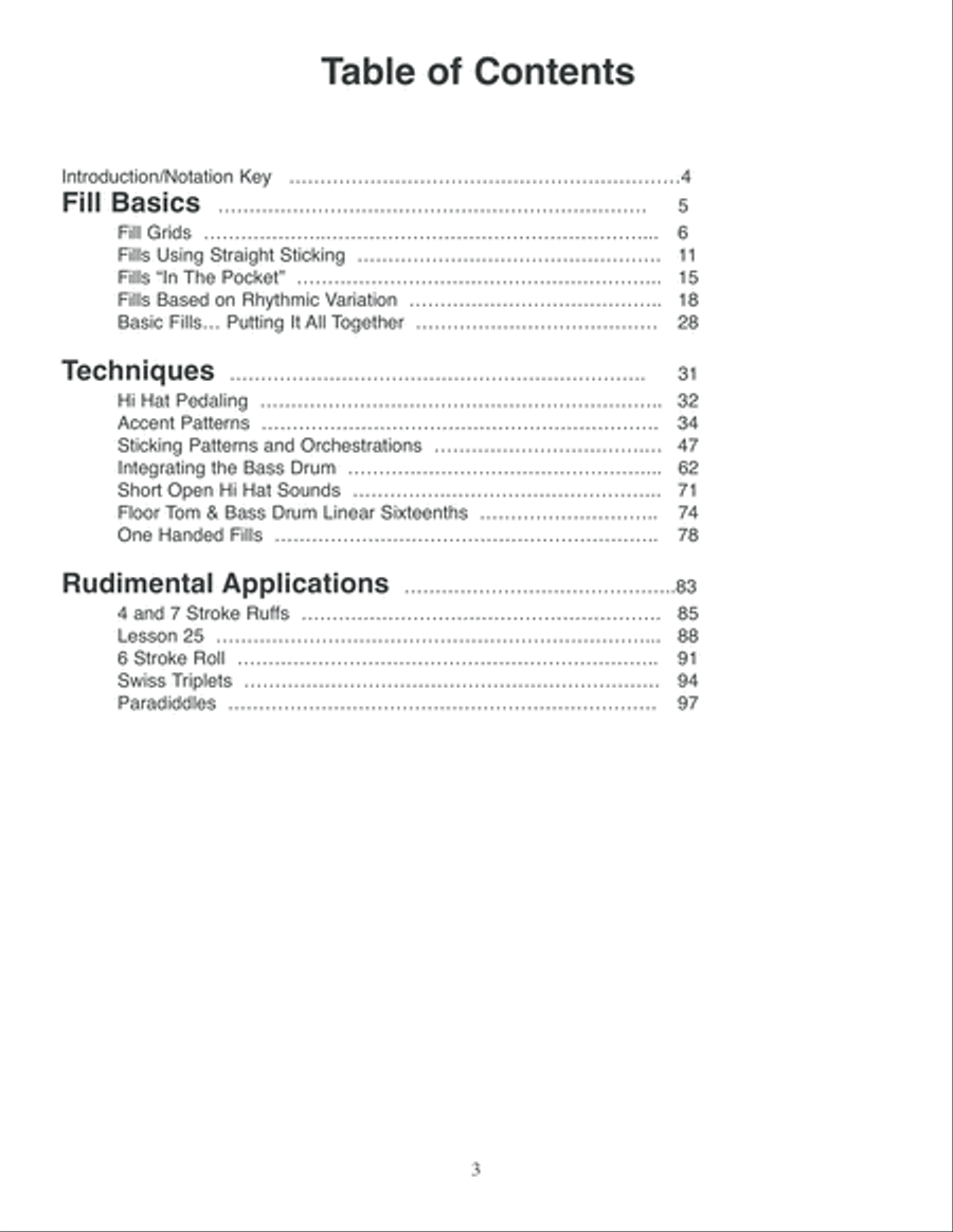 Drum Fills: The Basics and Beyond Drum Set scores gallery preview page 4