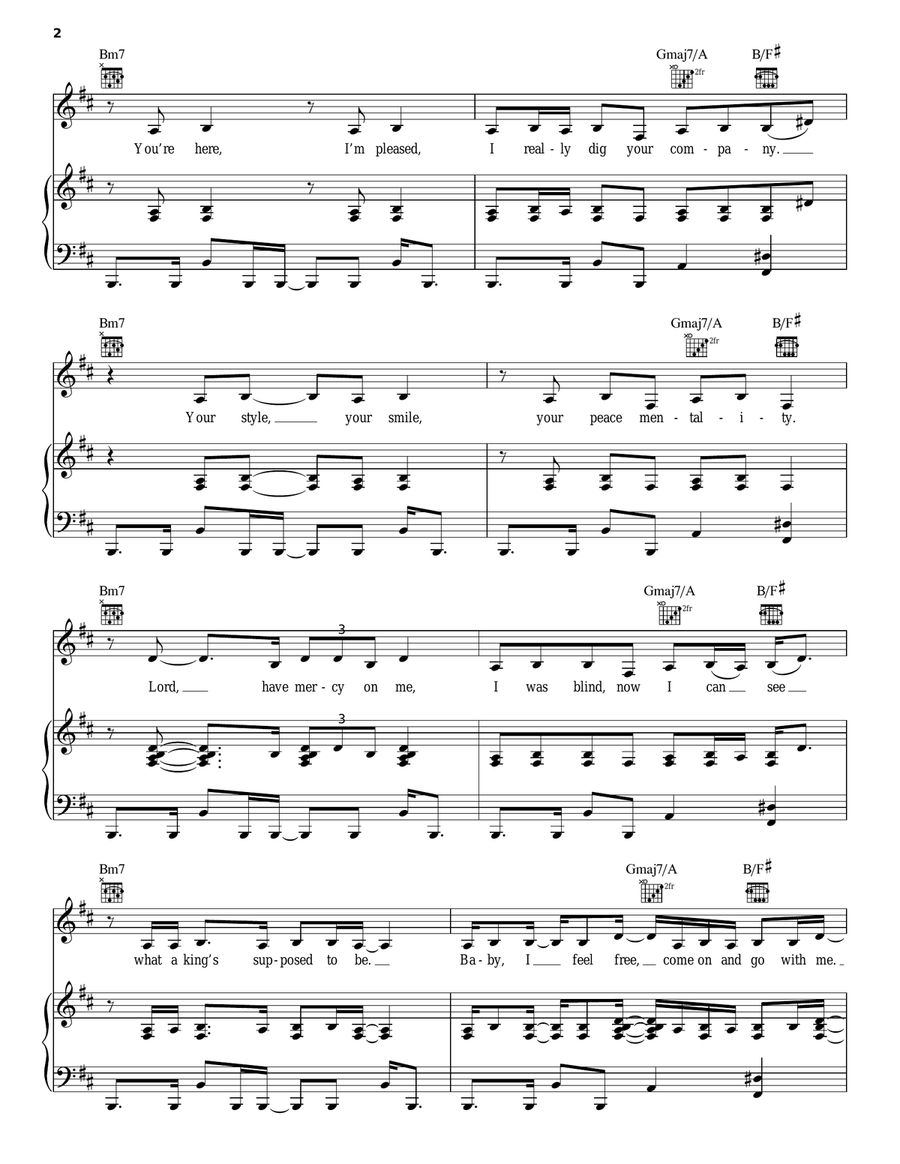 A Long Walk Into The Light Acoustic Guitar scores gallery preview page 2
