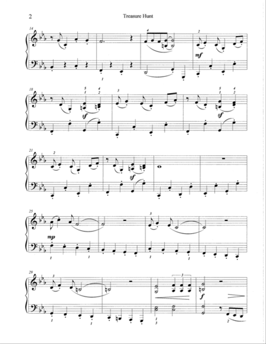 Treasure Hunt Piano Method scores gallery preview page 2