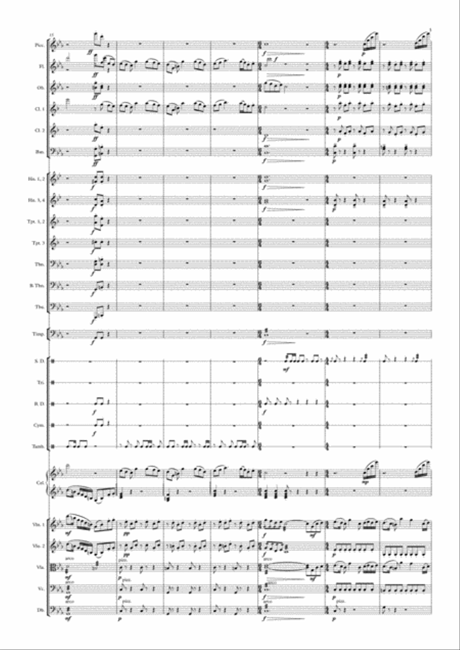 The Dancing Style Full Orchestra scores gallery preview page 3