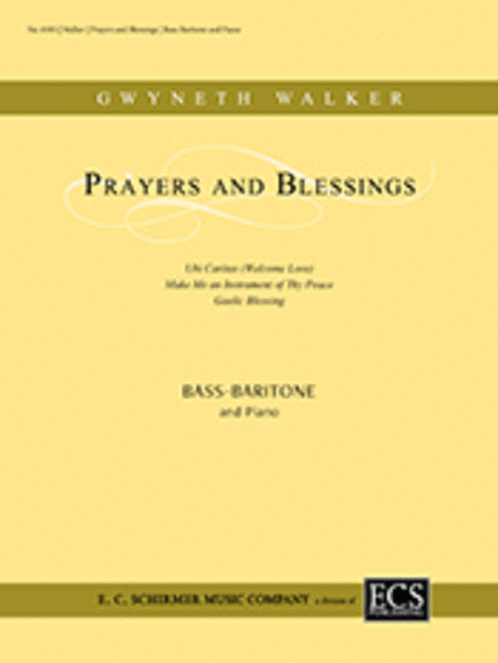 Prayers And Blessings (Piano Score)