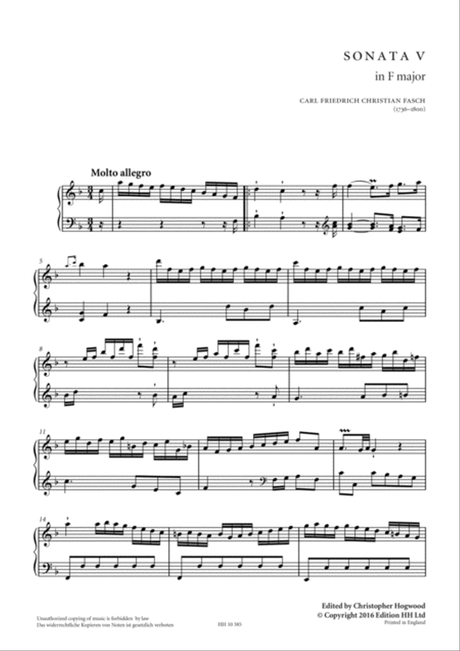 Sonata in F major Harpsichord scores gallery preview page 2