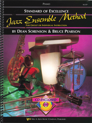 Book cover for Standard of Excellence Jazz Ensemble Book 1, Piano