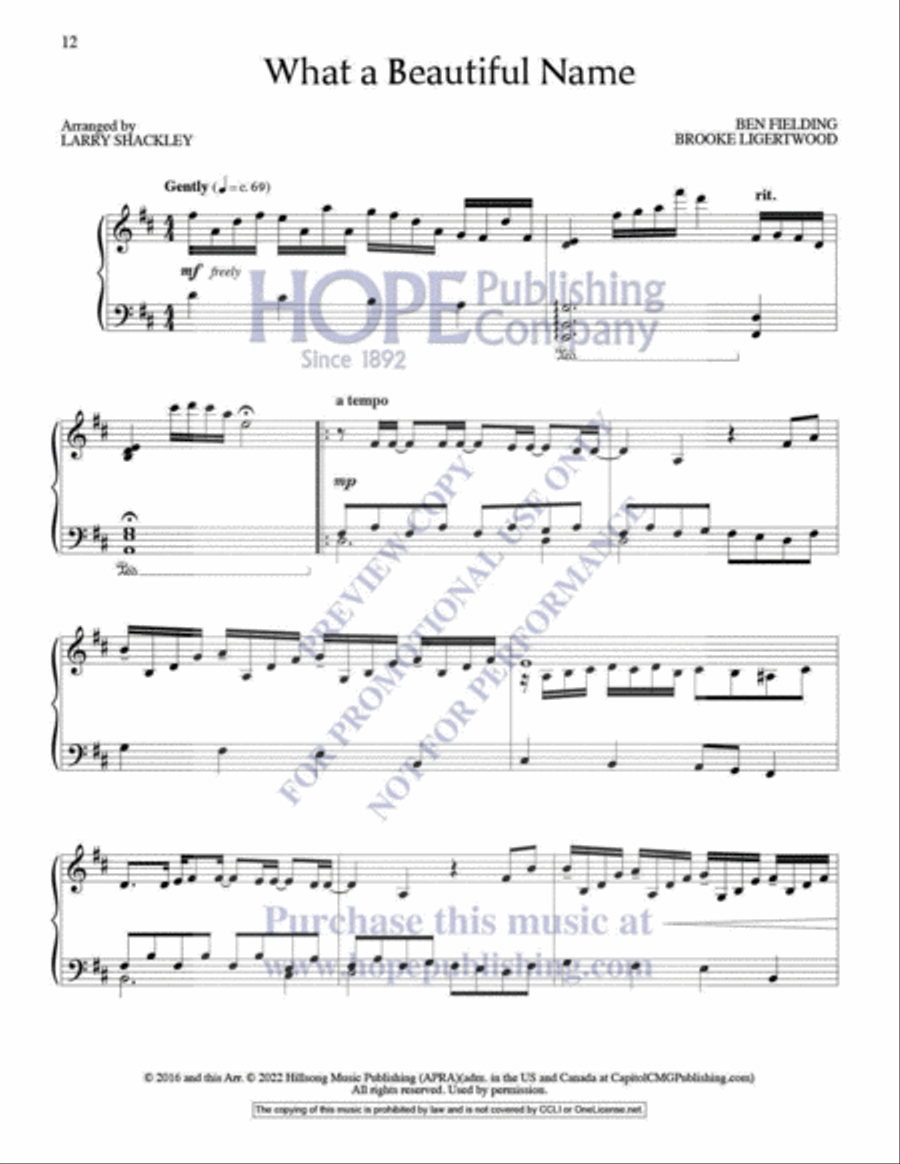 Essential Collection of Contemporary Piano Settings, Vol. 2