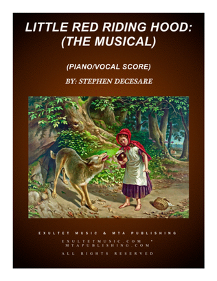 Book cover for Little Red Riding Hood: the musical (Piano/Vocal Score)