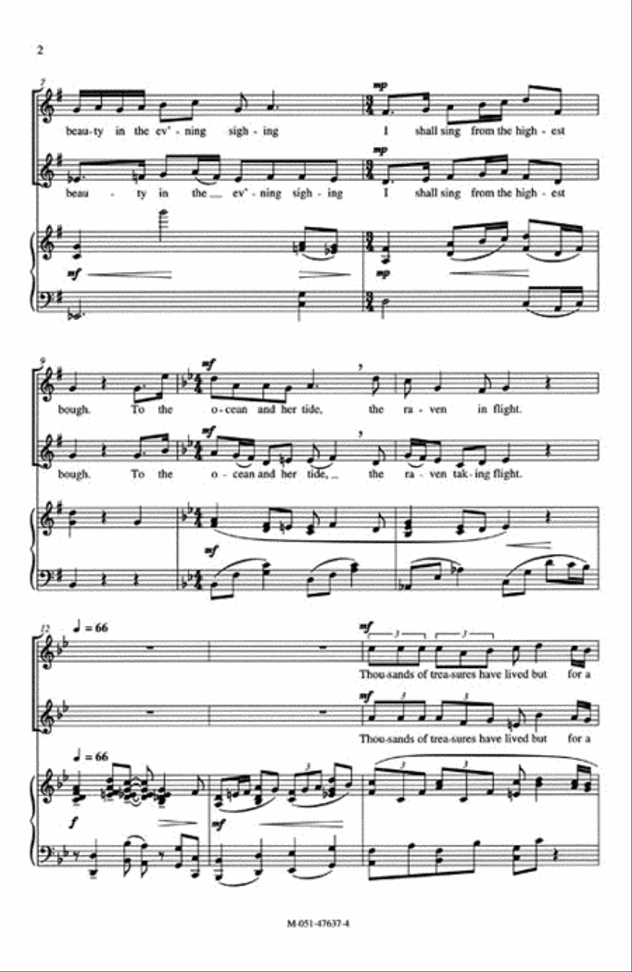 Beauty in a Moment 2-Part scores gallery preview page 3