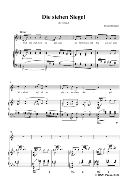 Richard Strauss-Die sieben Siegel,in F Major,Op.46 No.3 image number null