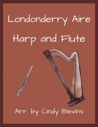 Book cover for Londonderry Aire, for Harp and Flute