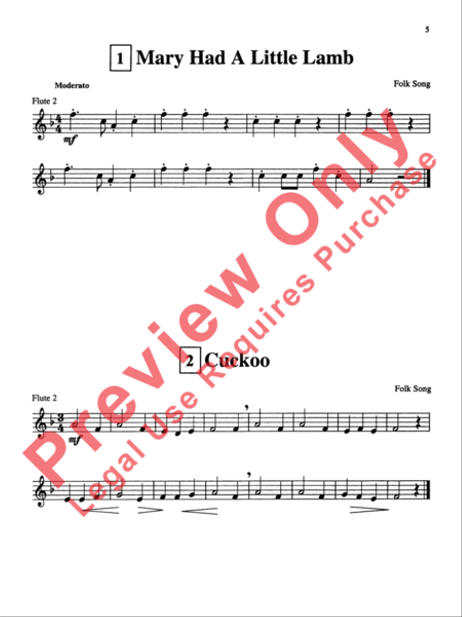 Ensembles for Flute, Volume 1 Flute scores gallery preview page 8