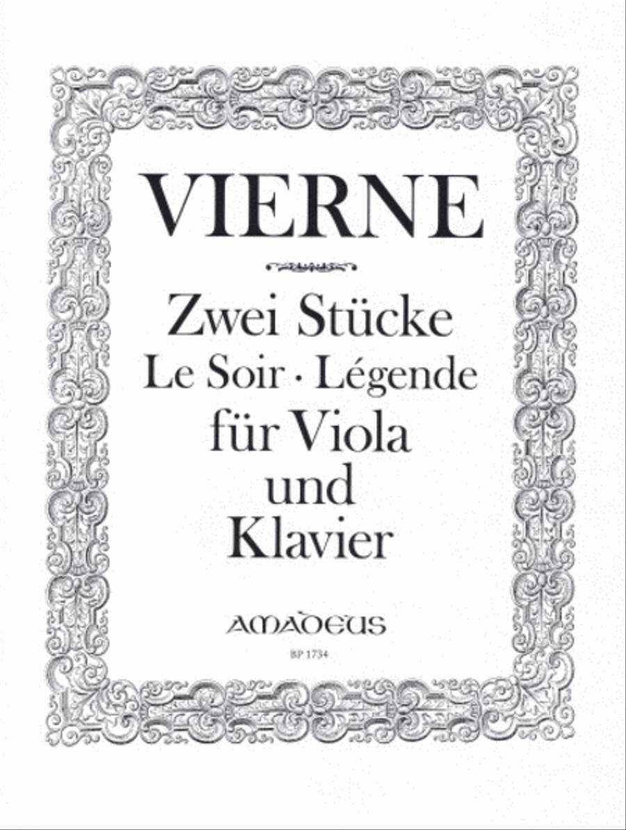 Two Pieces op. 5 Two Pieces op. 5 Piano Accompaniment scores gallery preview page 1