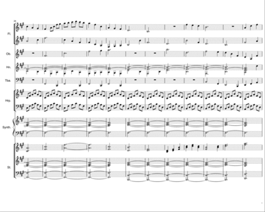 Amphibia Cultural Legacy Theme - Score Only Small Ensemble scores gallery preview page 3